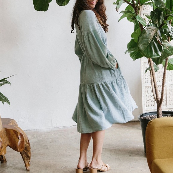 suunday Dresses & Skirts - Suunday The Sara Dress in Blue Surf